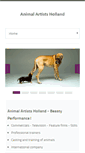 Mobile Screenshot of animalartists.nl